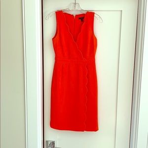 Jcrew red dress